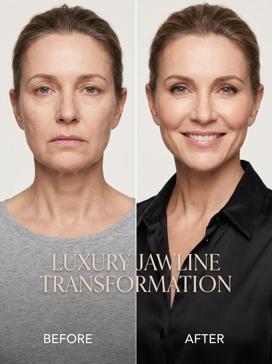 LUMIQ FaceLift Pro — Before and After Week 1 vs Week 4