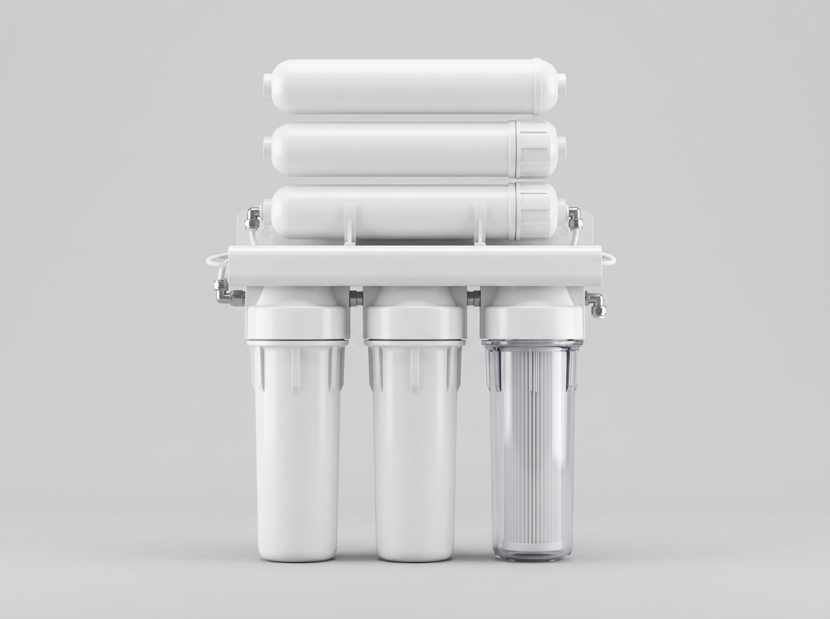 iSpring 6-Stage Reverse Osmosis System Diagram