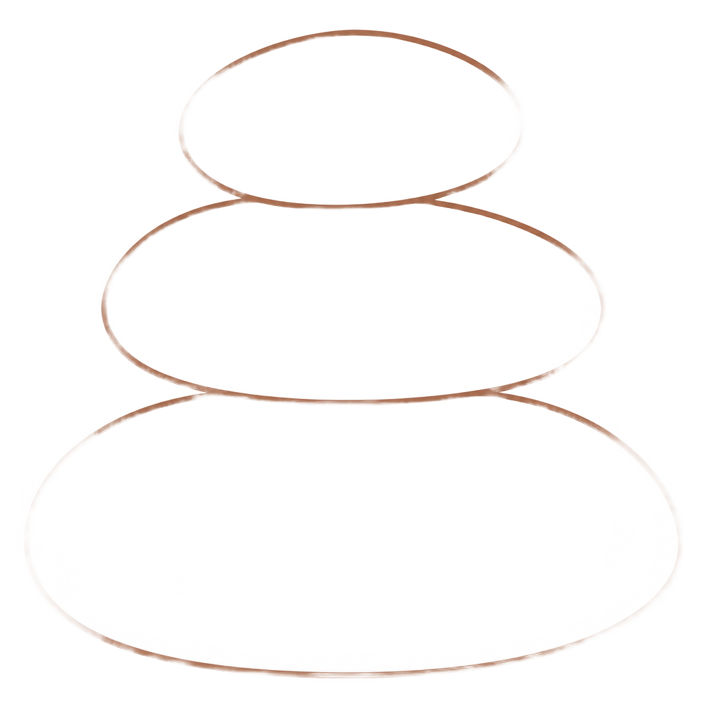 Balanced pebbles icon