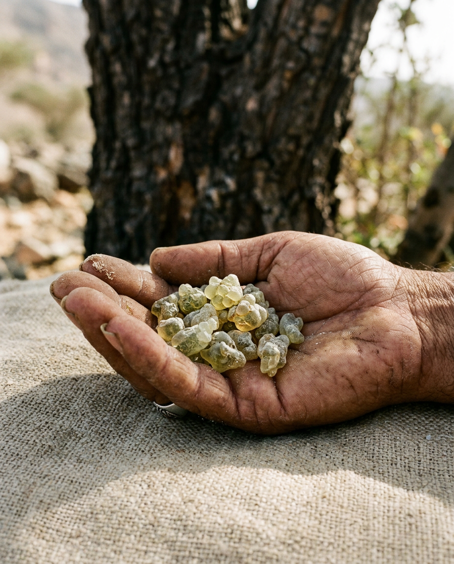 Hojari frankincense from Dhofar