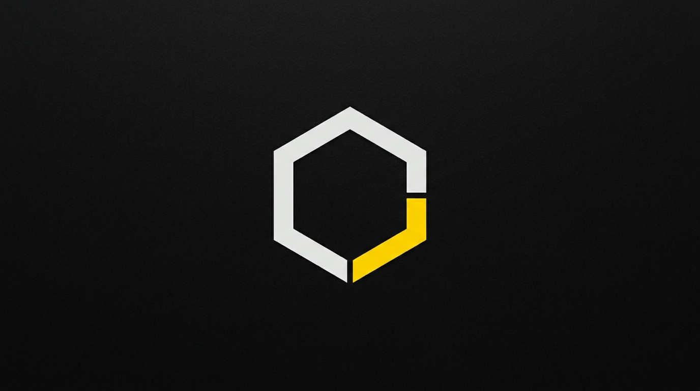 Minimalist AI-generated logo mark concept for graphic designers