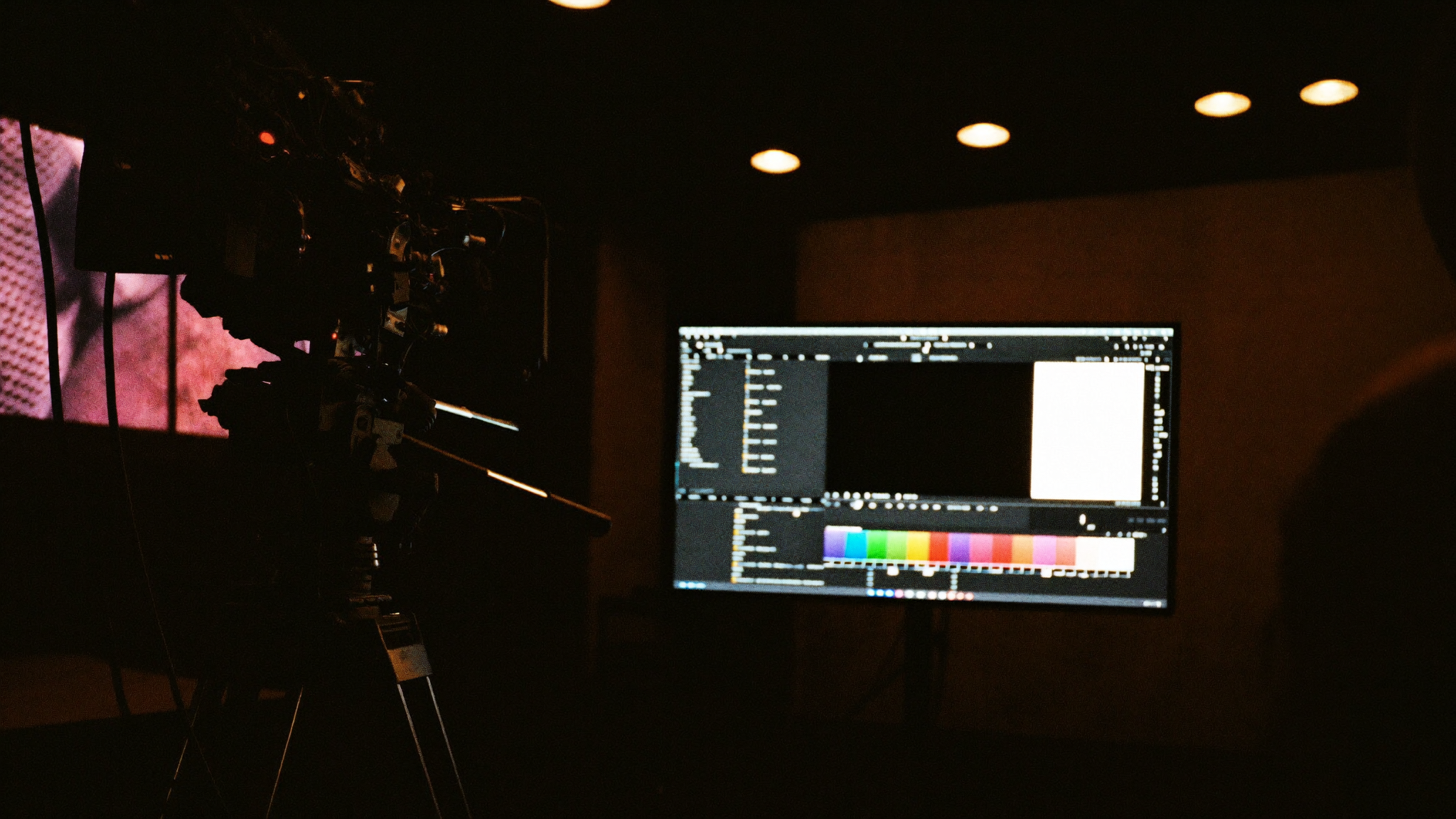 Inside the production studio