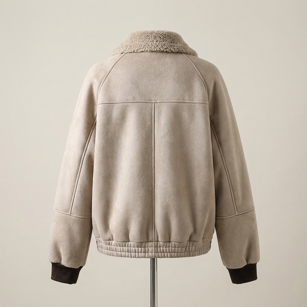 Men's Winter Parka Coat - back view