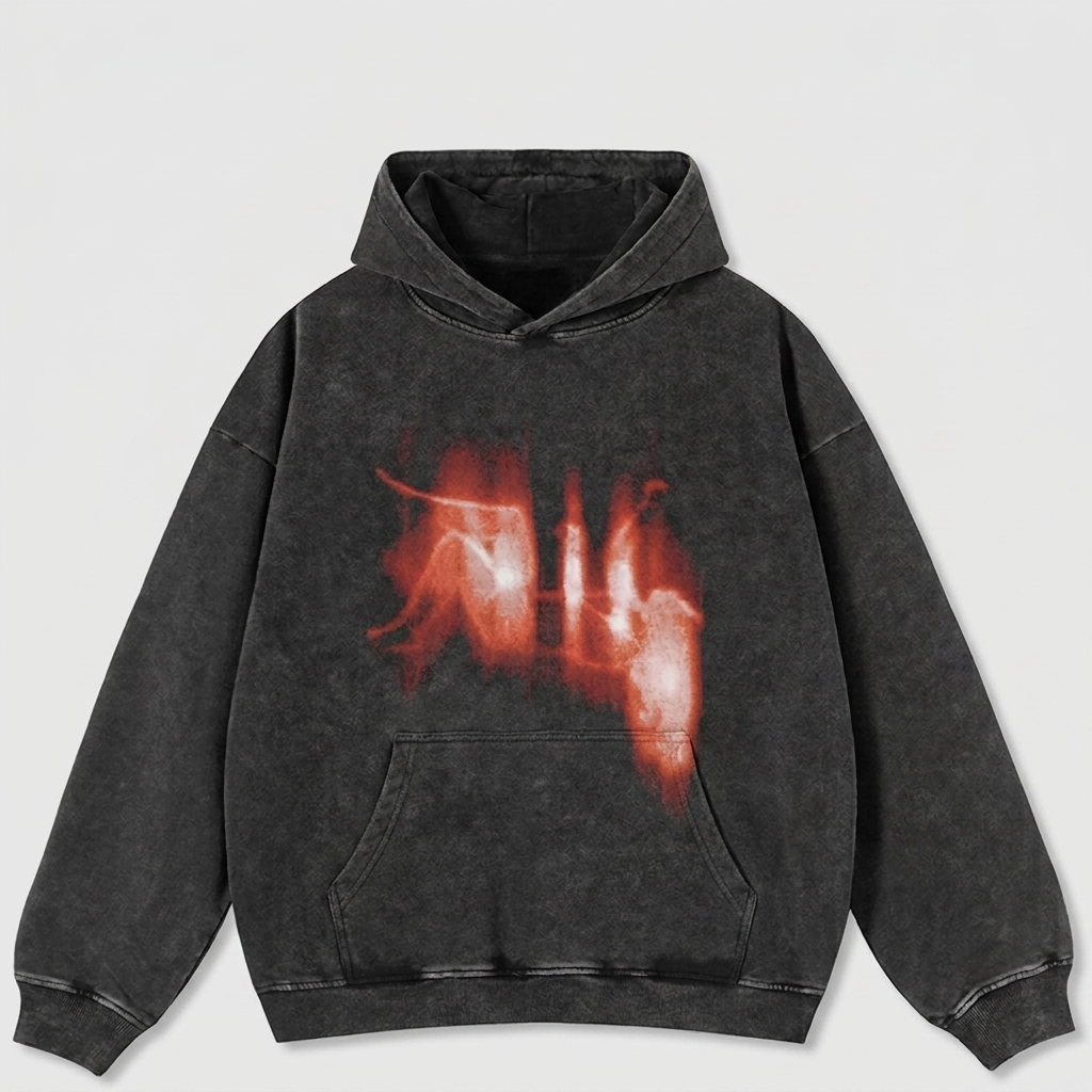 Lost Soul Graphic Hoodie - front view