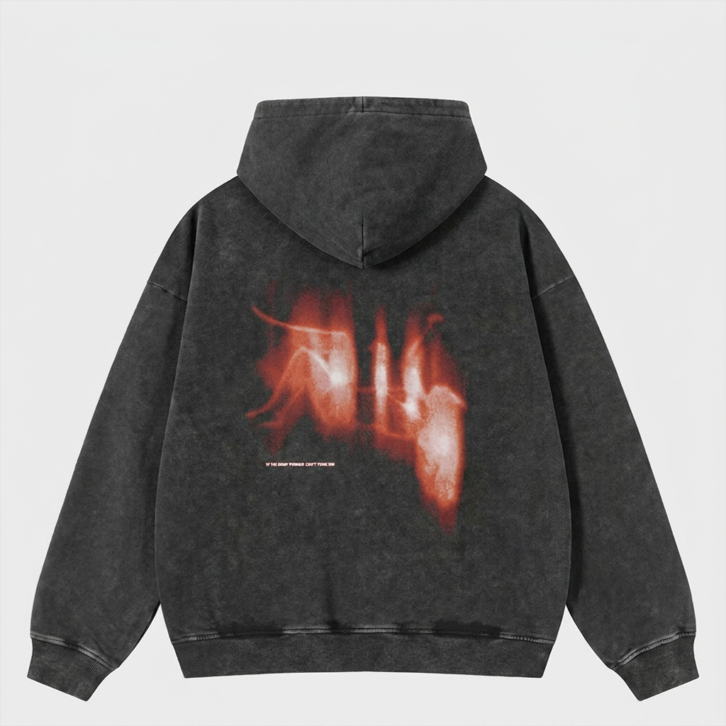 Lost Soul Graphic Hoodie - back view