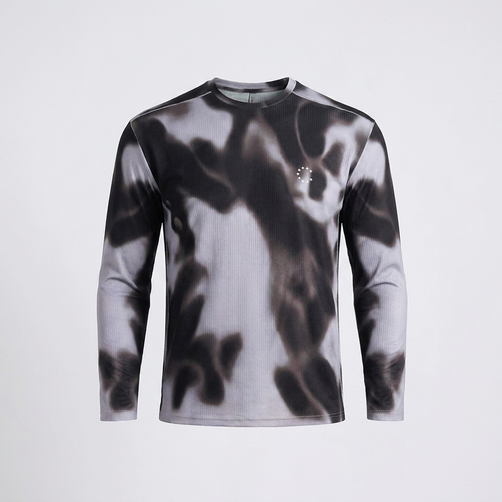 Digital Camo Long-Sleeve T-Shirt - front view