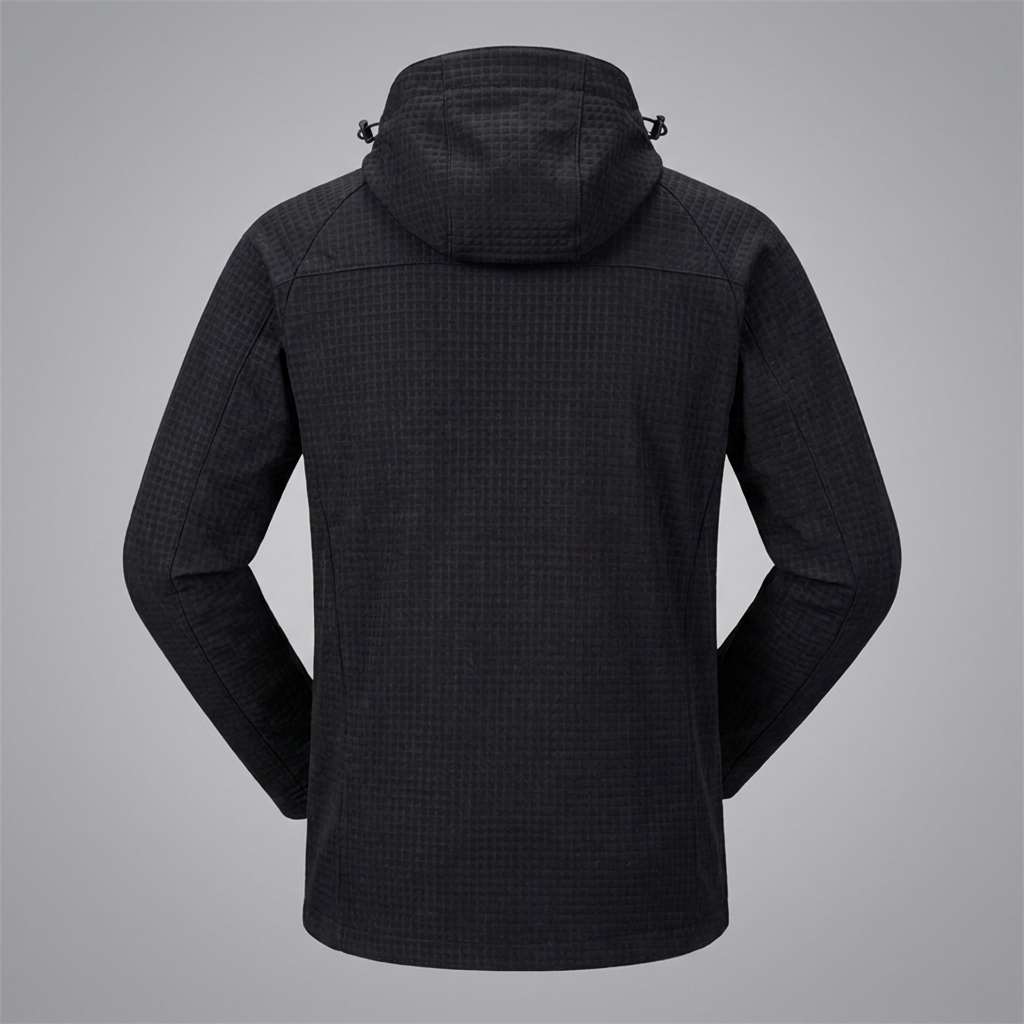 Mesh Soft Shell Outdoor Jacket - back view
