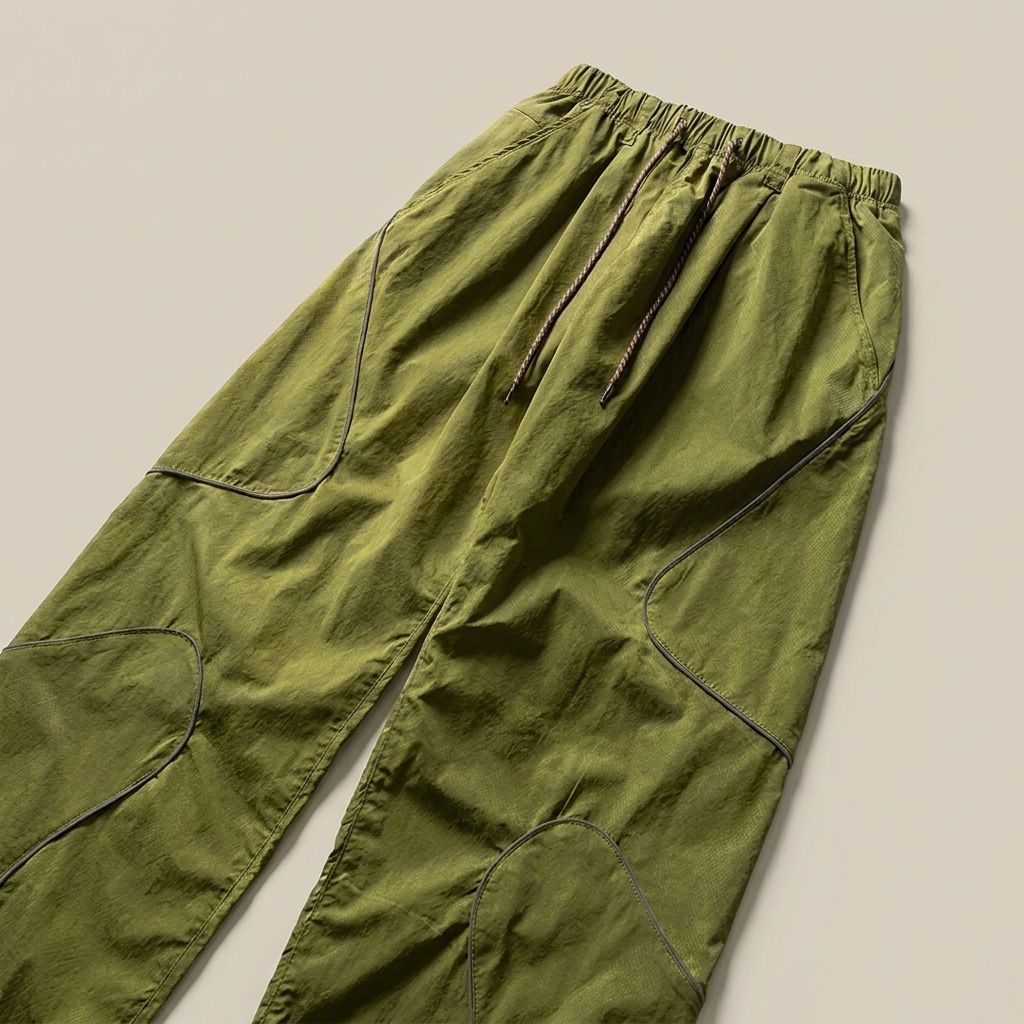 Outdoor Reflective Cargo Pants - angled detail view