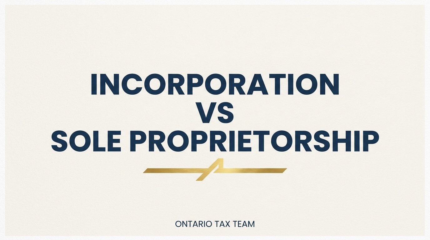Incorporation vs Sole Proprietorship: Which is Better for Taxes?