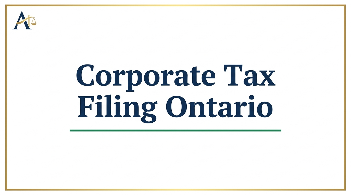 Corporate Tax Filing in Ontario: Step-by-Step Guide