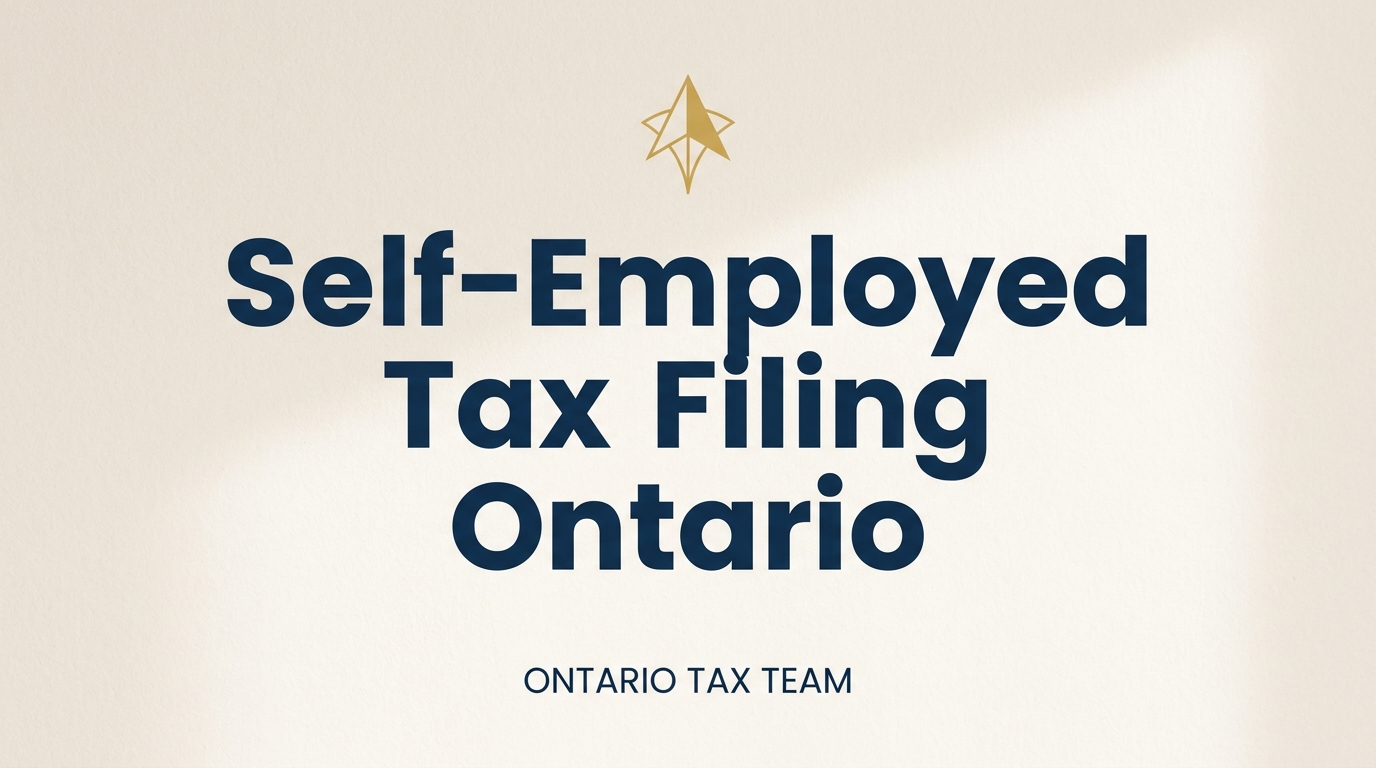 Self-Employed Tax Filing in Ontario: Complete Guide