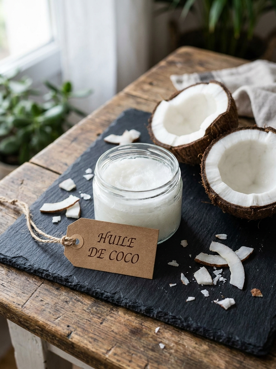 Huile de coco
