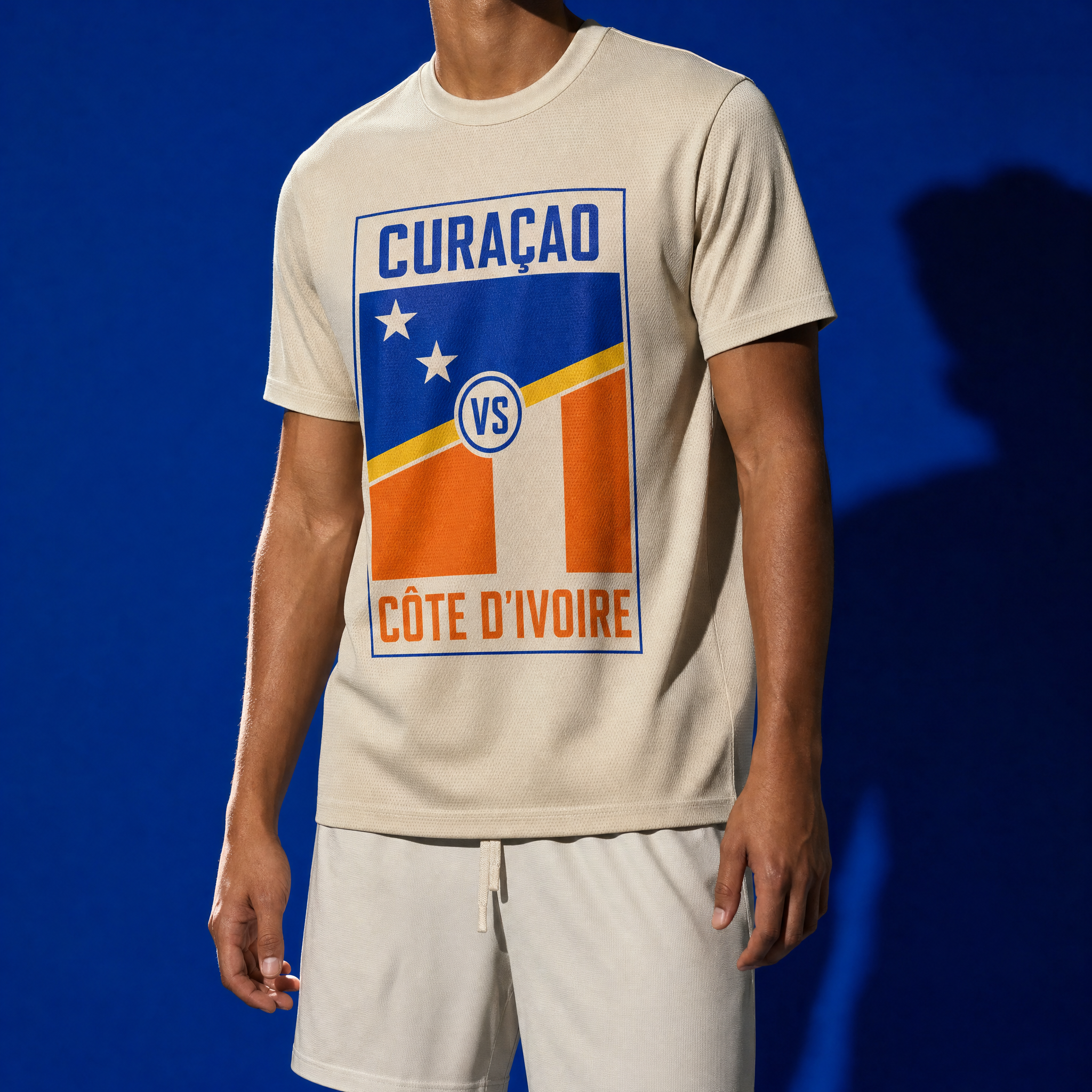 CuraçAo Vs CôTe D'Ivoire Unisex Performance Crew Neck T-Shirt | A4 N3142