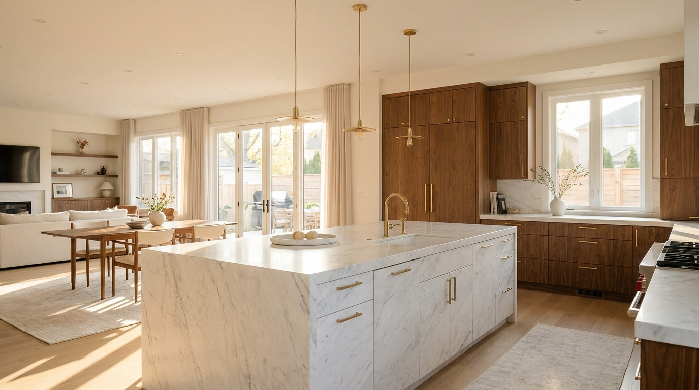 Marble kitchen