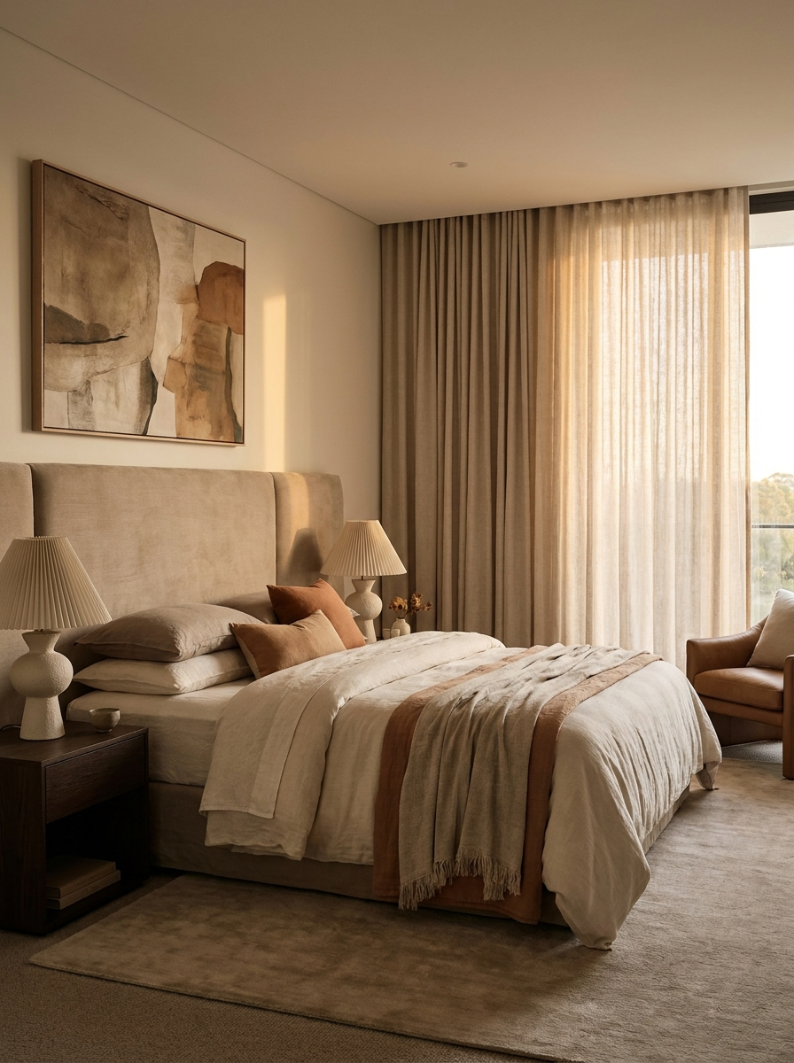 Designer bedroom