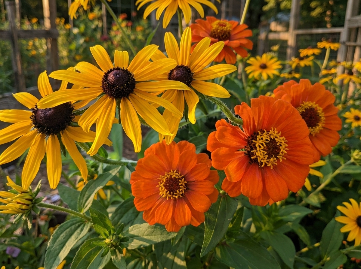 Our backyard flower garden