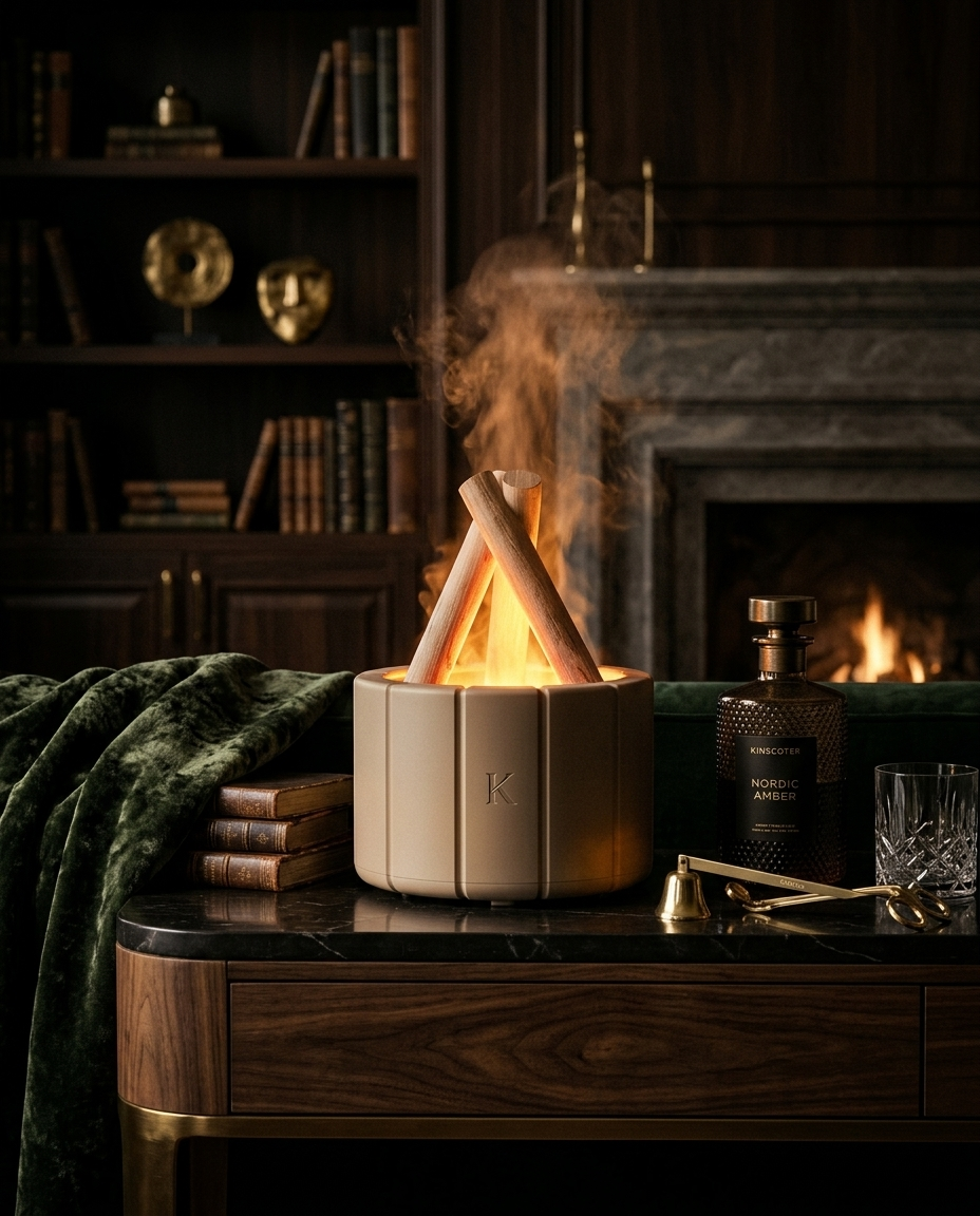 Simulated Flame Aroma Diffuser