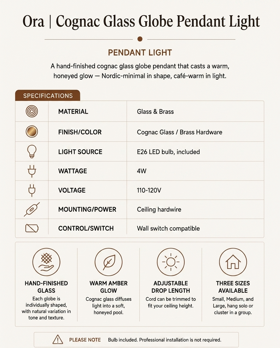 Ora Specifications