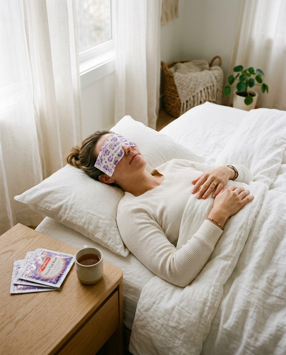 Self-Heating Eye Masks lifestyle