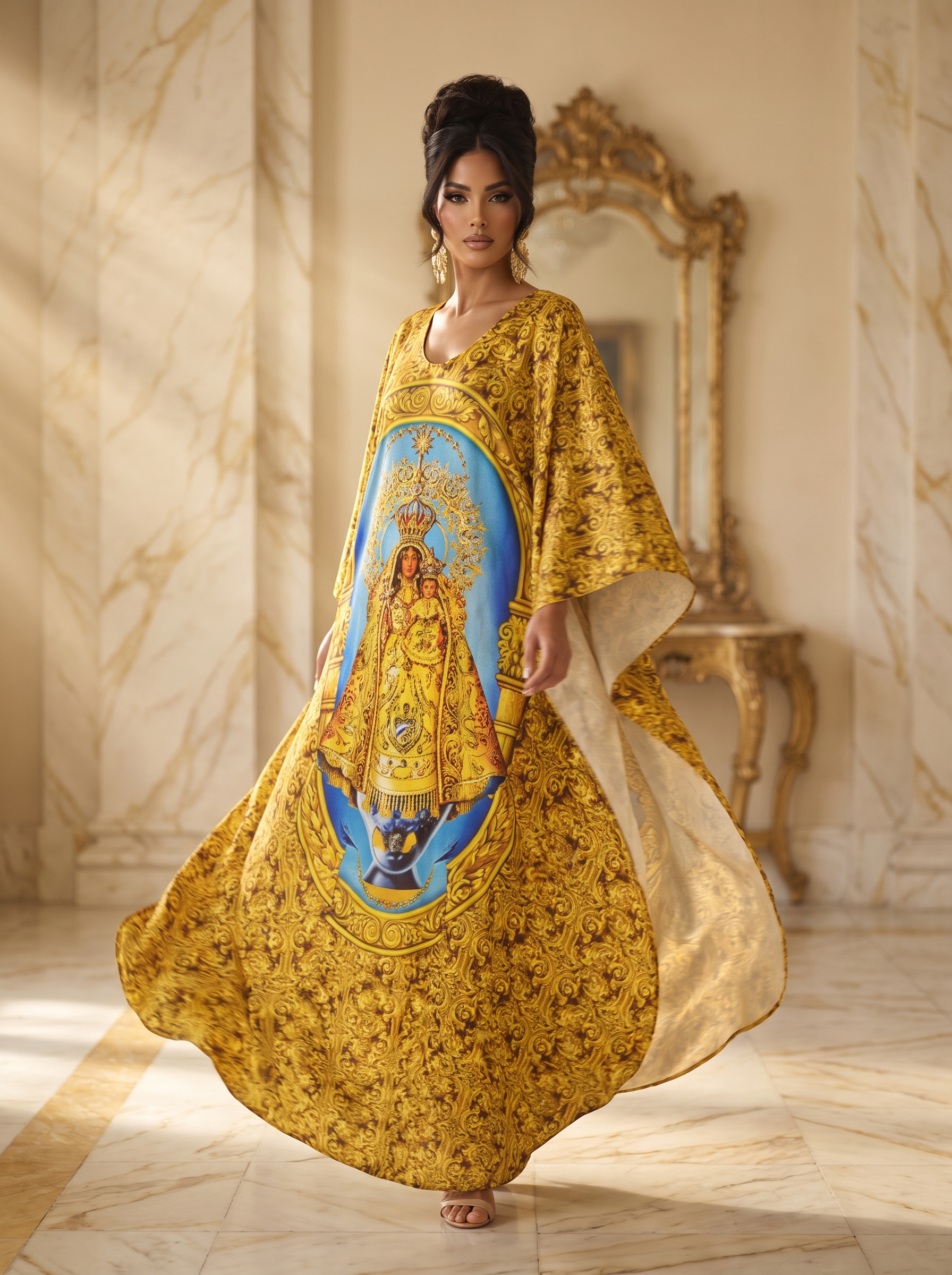 Silk Kaftan de la Caridad