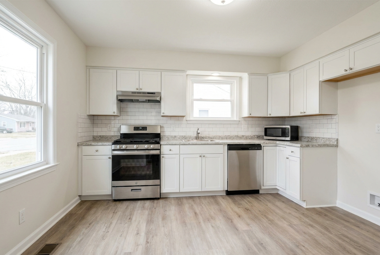 Investor Grade renovated kitchen