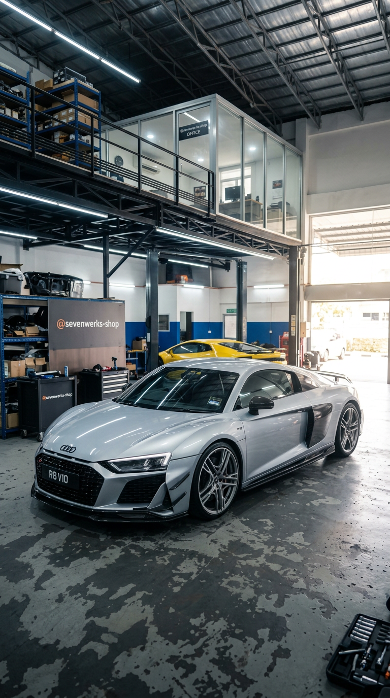Audi R8 V10 at Sevenwerks Motorsport