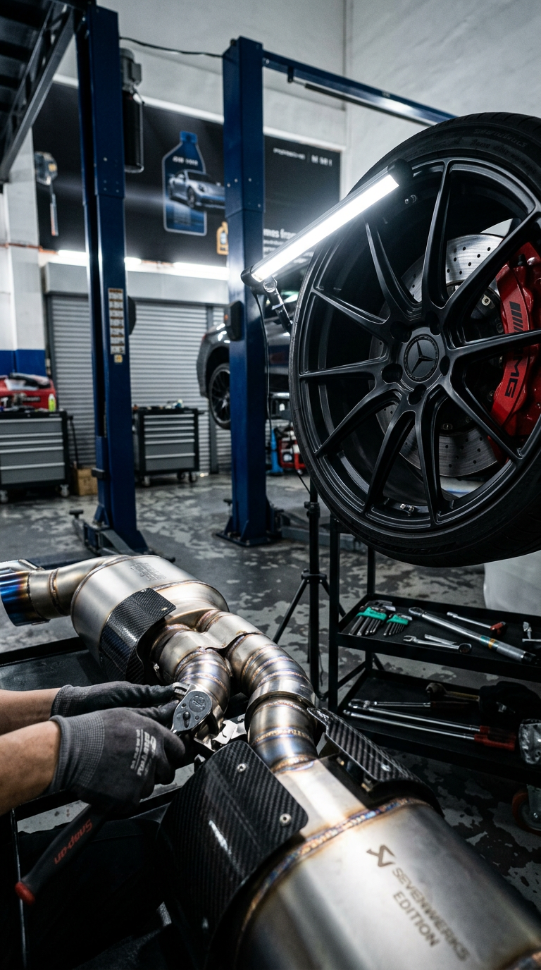 Mercedes-AMG performance detail at Sevenwerks Motorsport