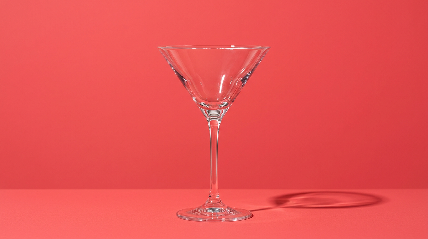 Martiniglas voor pornstar martini