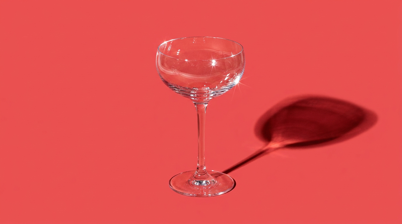 Coupeglas voor pornstar martini