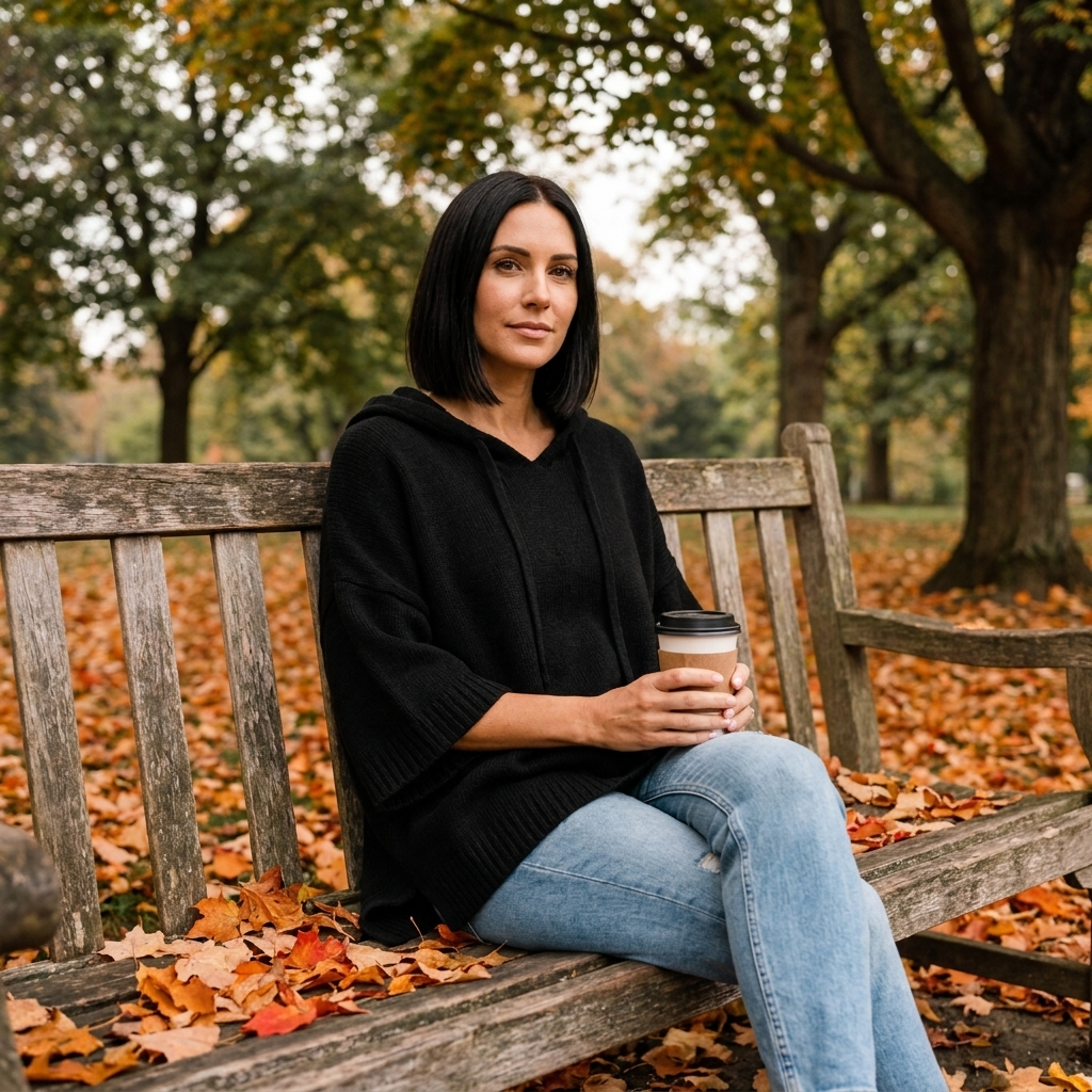 Silvia, felpa comfort con cappuccio