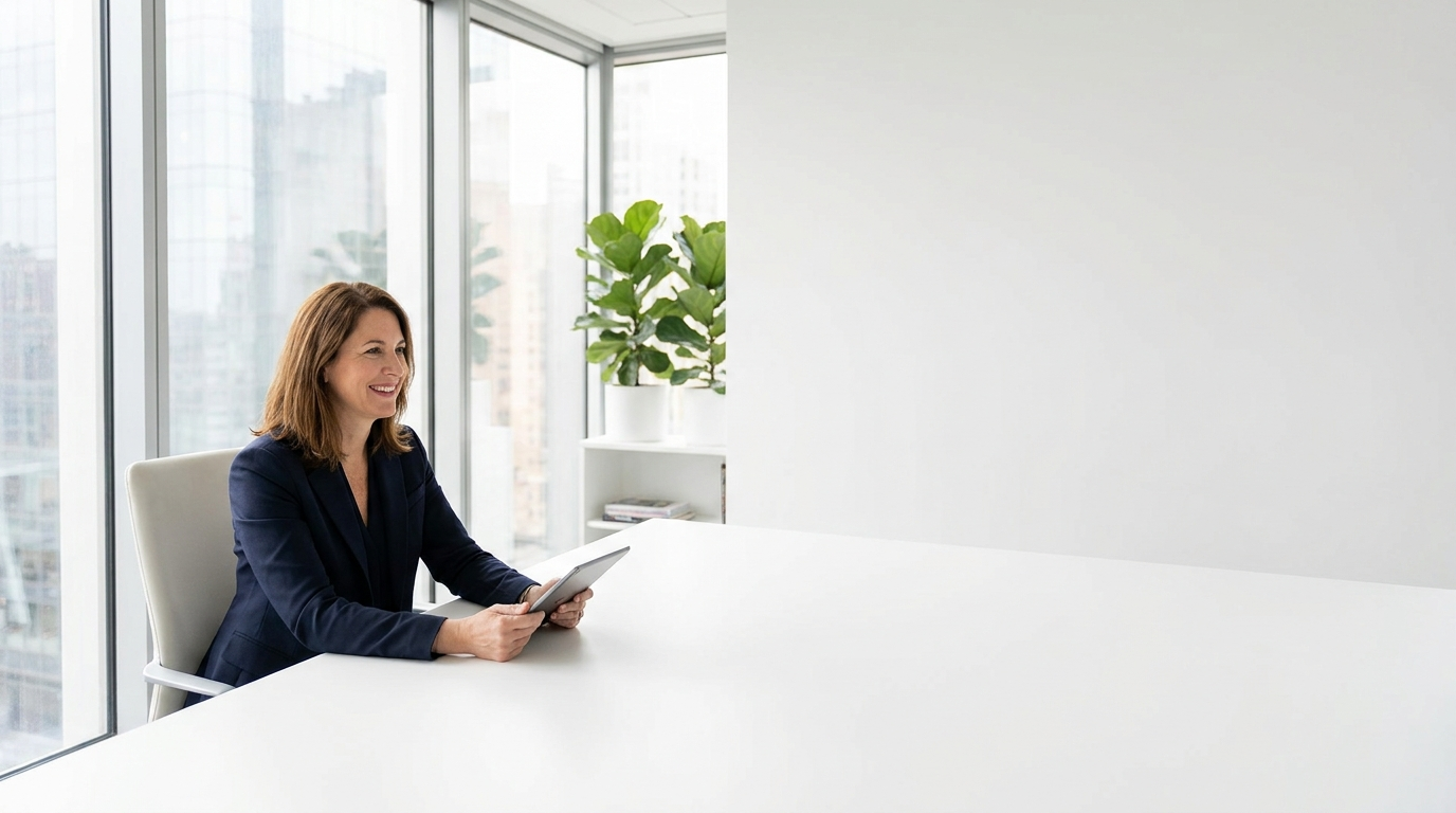 HR Director in ufficio moderno