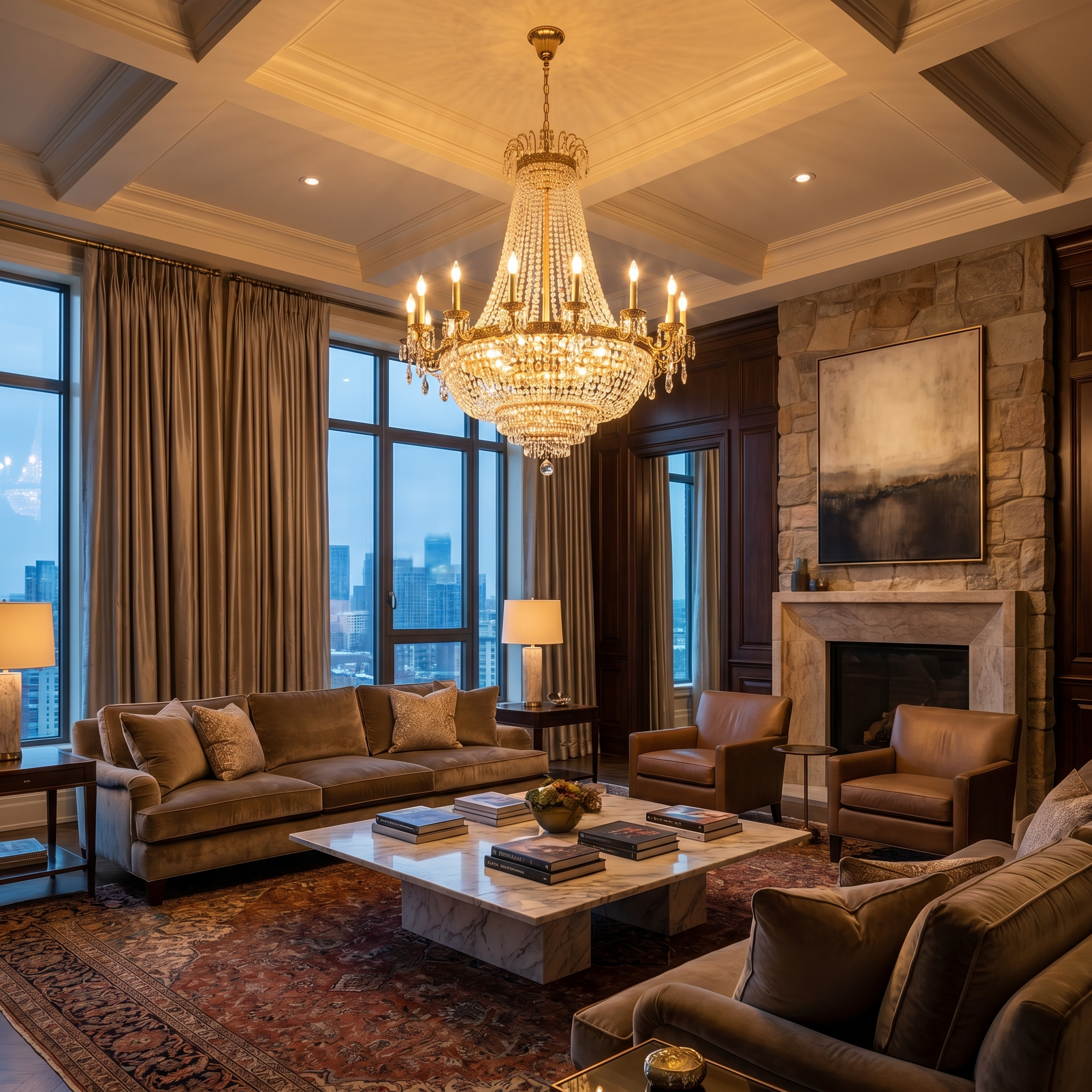 Zion Signature Line Chandelier living room contemporary