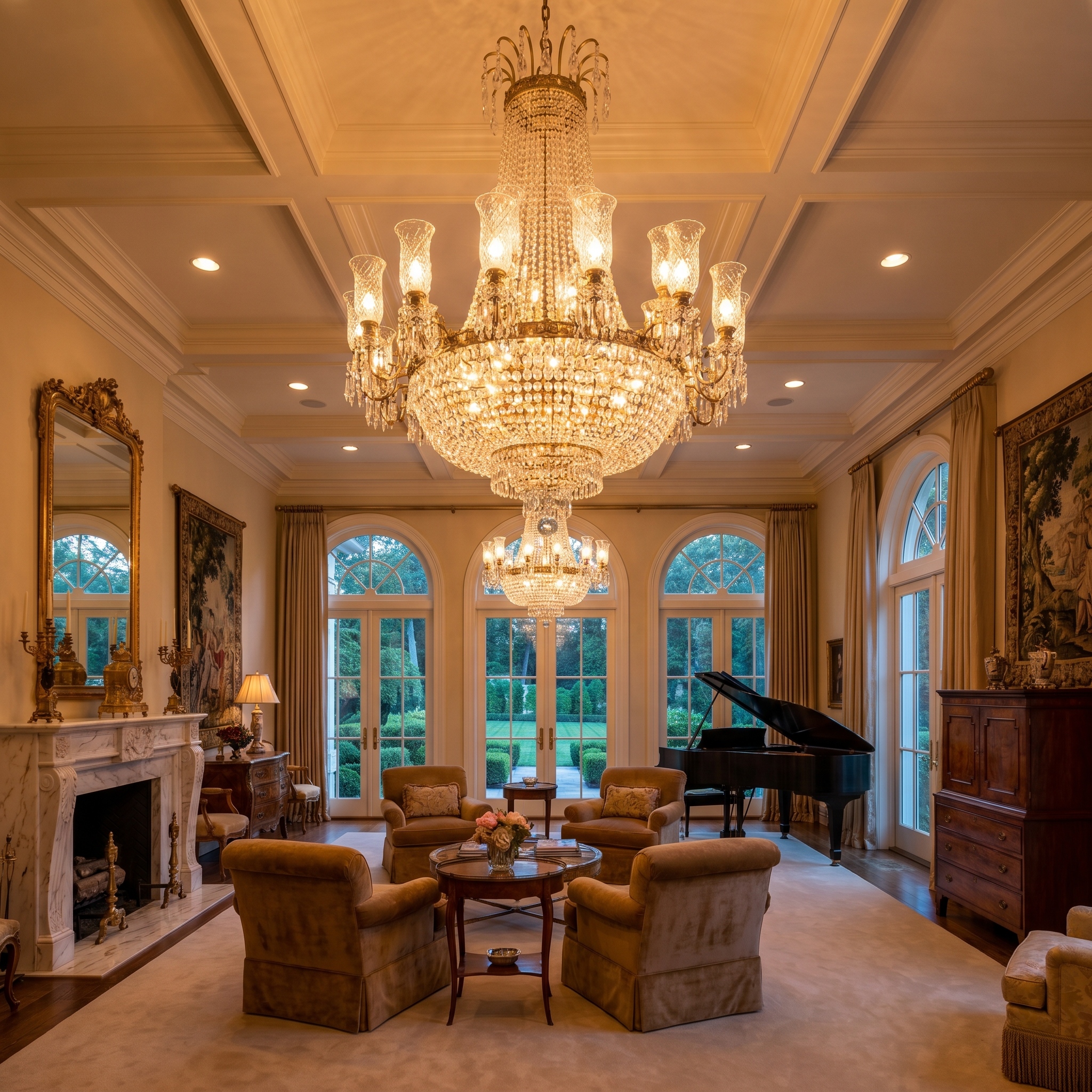 Mila - Tassels LED Chandelier chandelier in modern interior