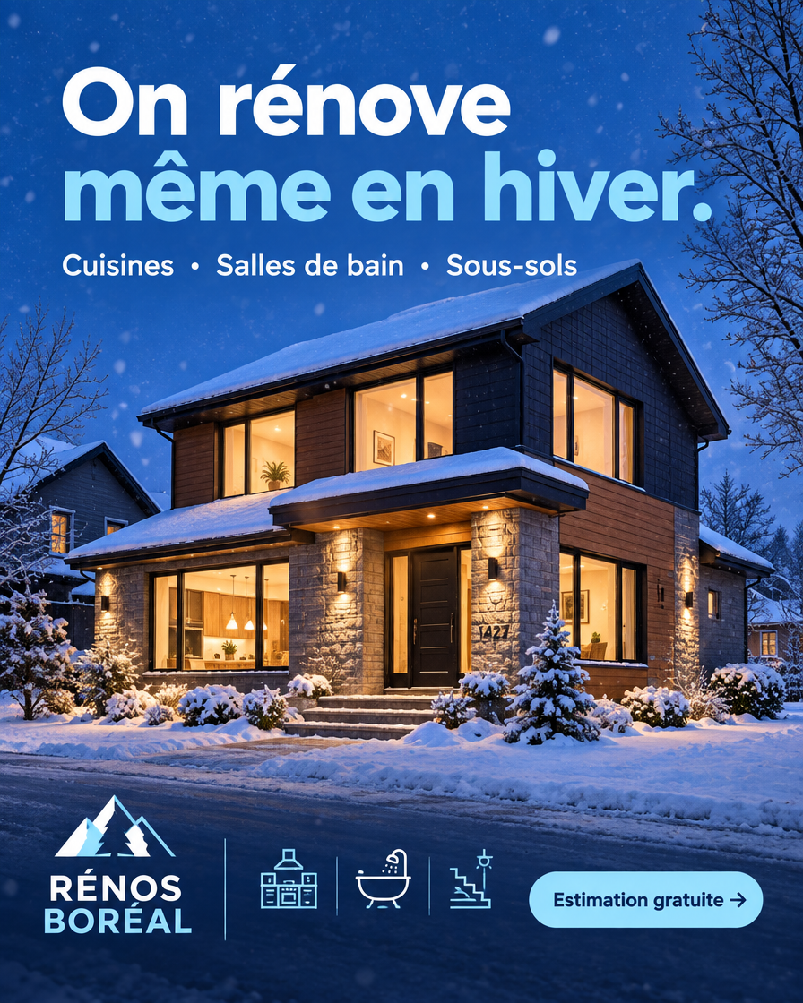 Exemple de publicité IA — Rénovation