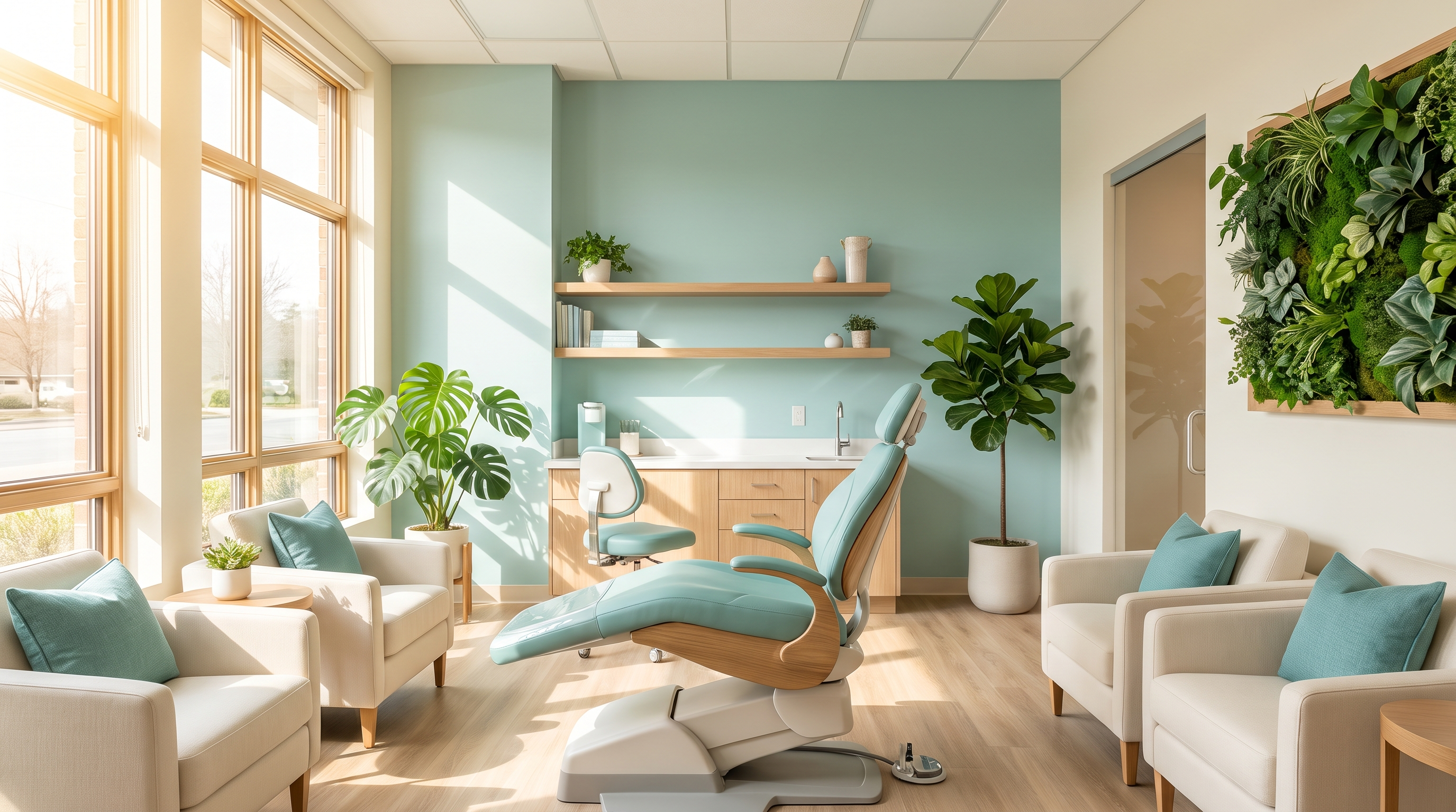 Modern dental office interior