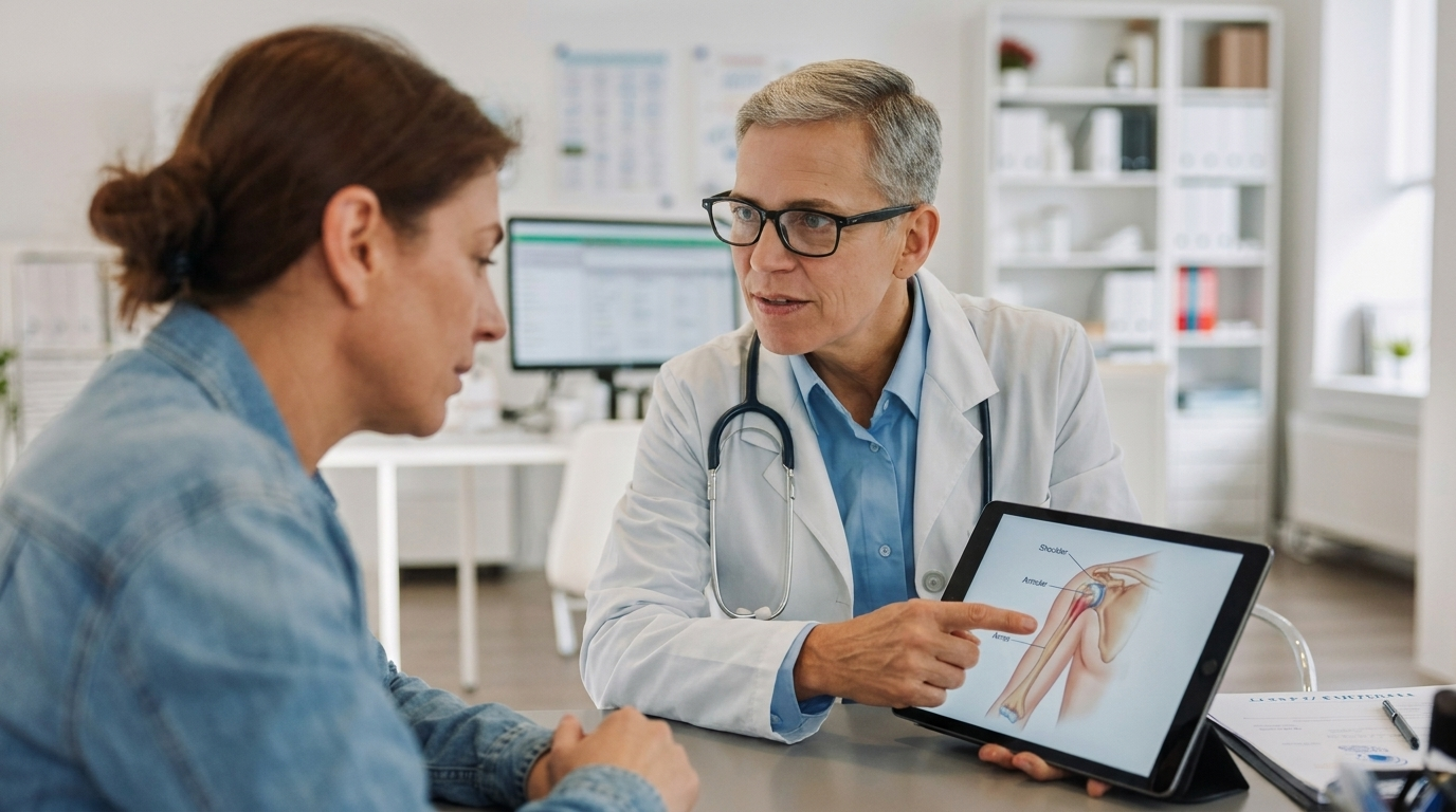 Thoracic Outlet Syndrom (TOS): Das Rätsel hinter dem eingeschlafenen Arm 9 Ärztliches Beratungsgespräch zum Thoracic Outlet Syndrom im VenaZiel-Team in Berlin
