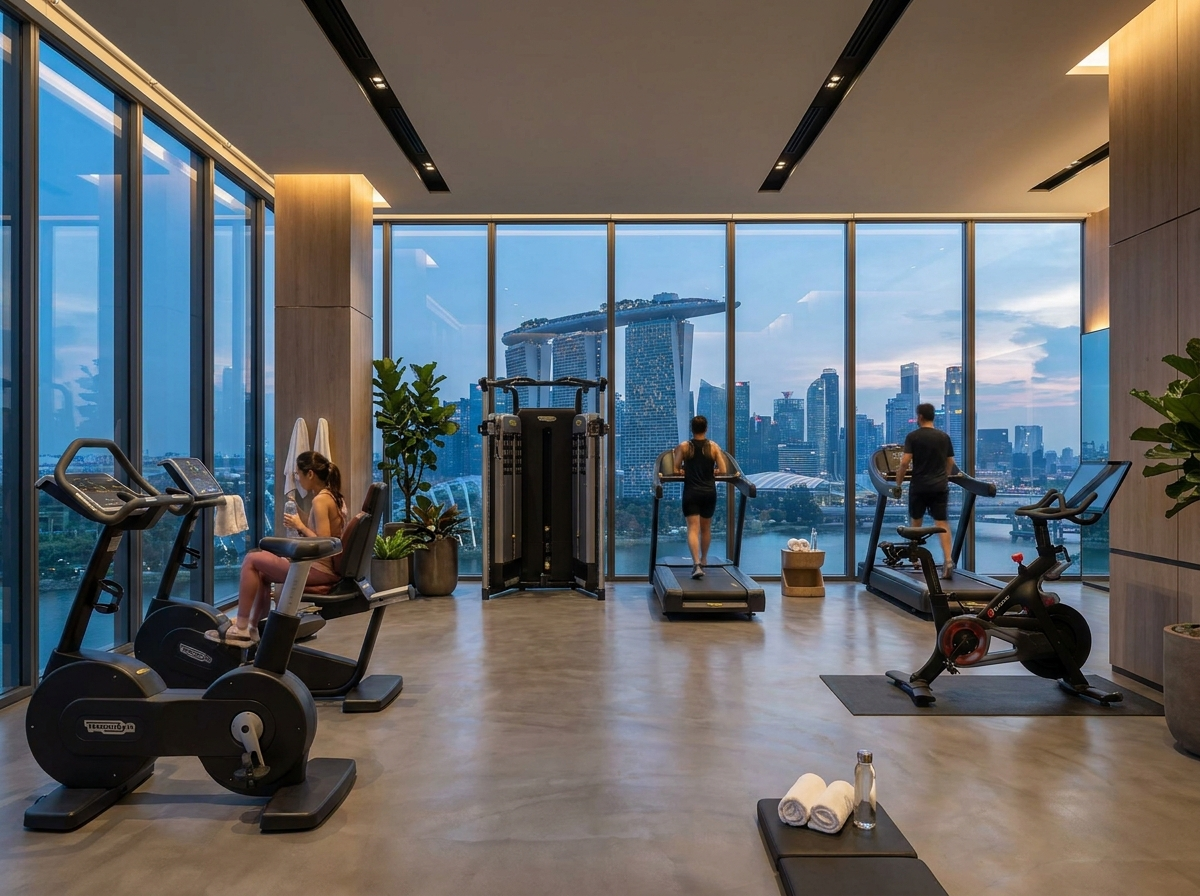 Gymnasium — AI illustrative render