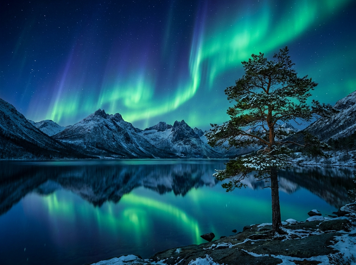 Mirror Lake Aurora