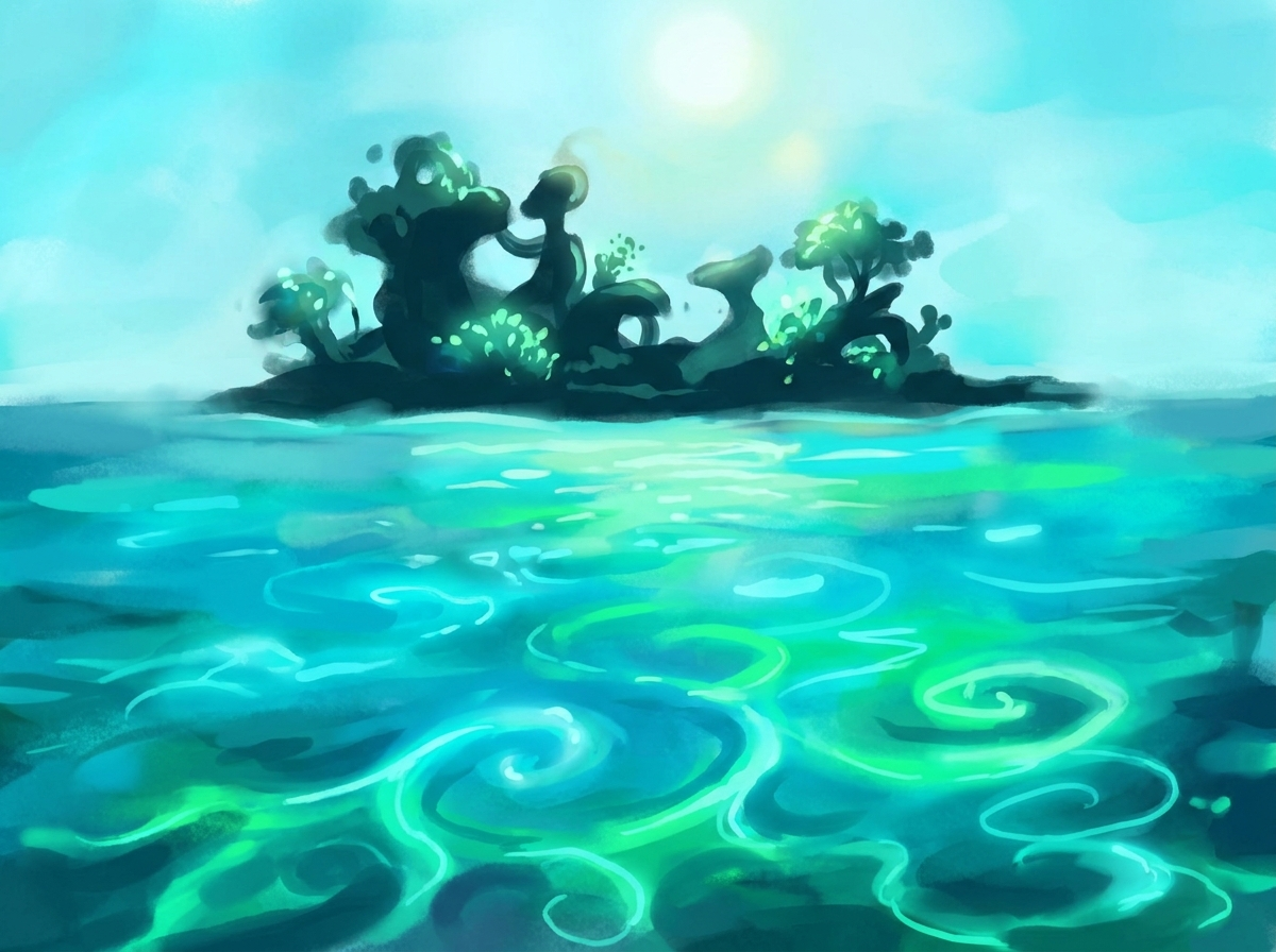 Turquoise Lagoon Drift