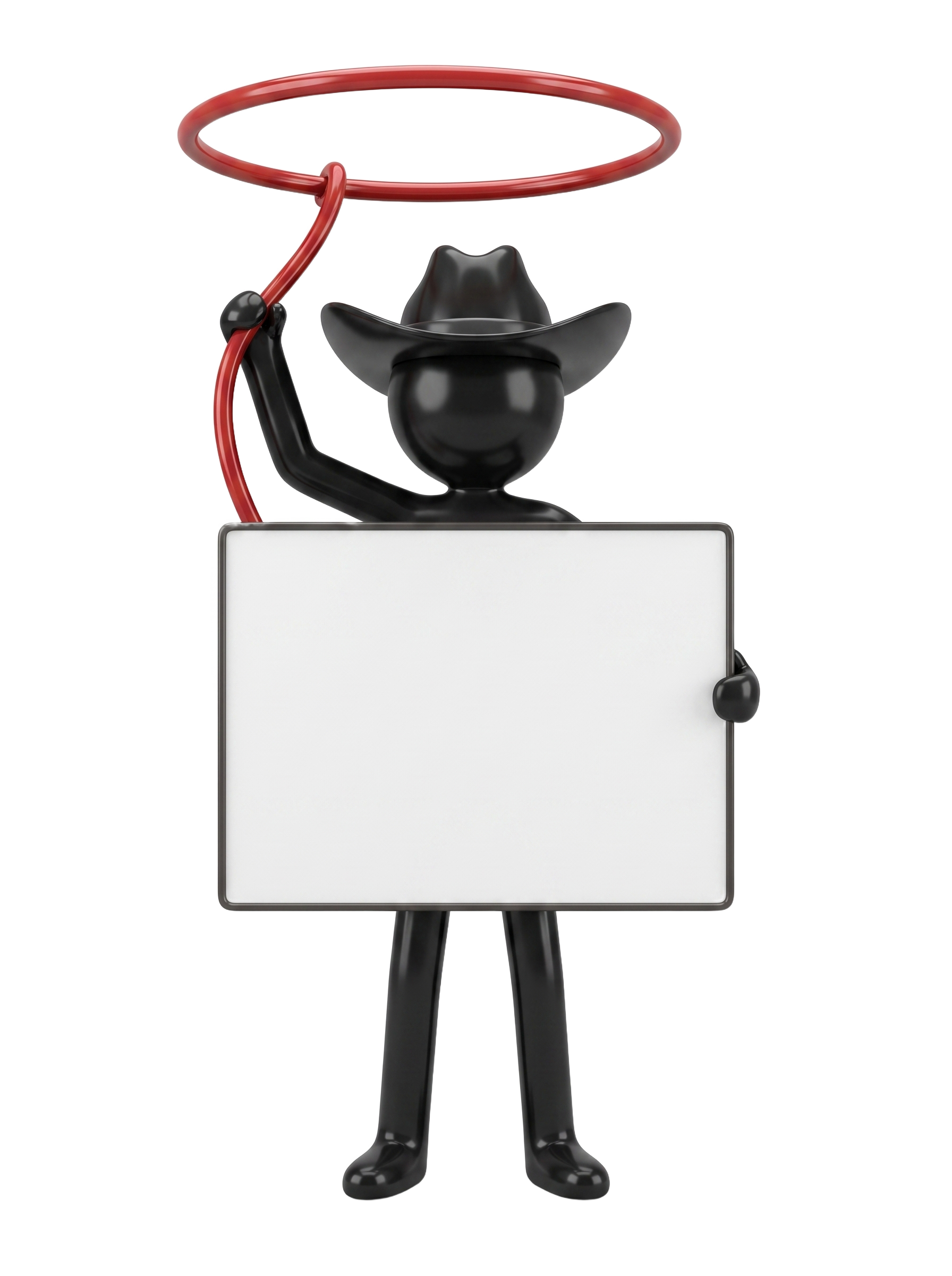 ProntoPro mascot holding a Let's Sit Down sign