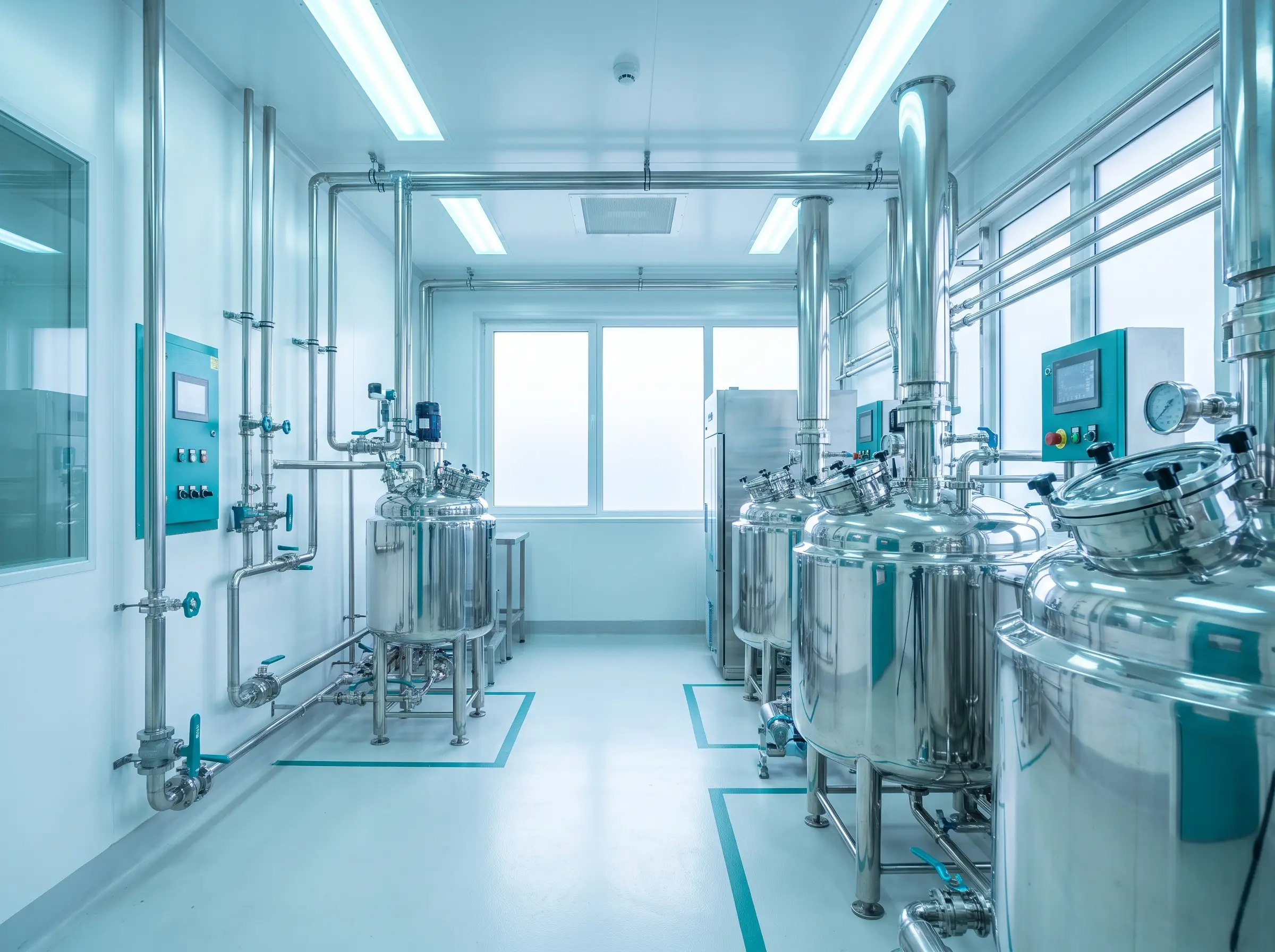 Stainless steel extraction tanks