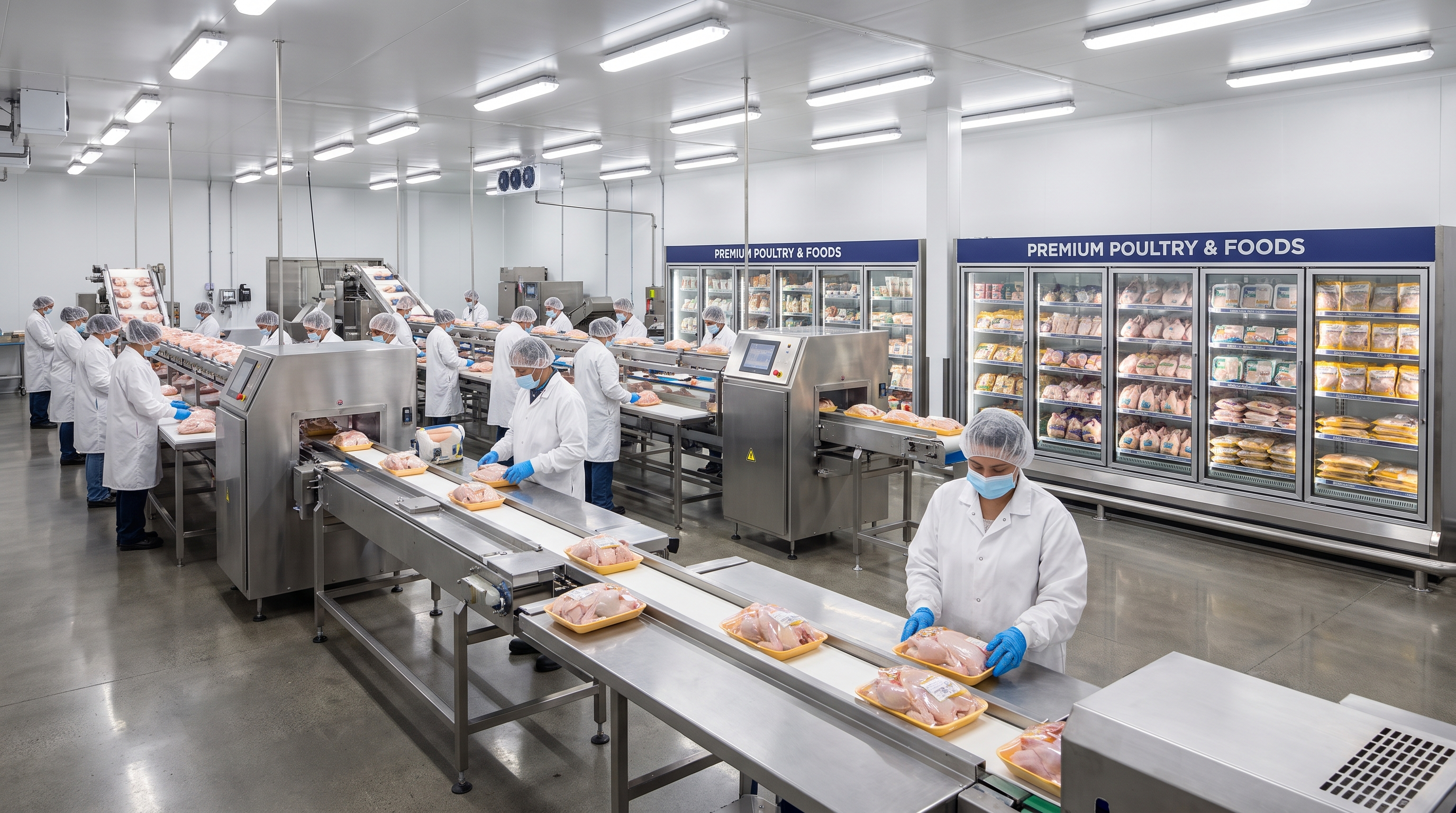 Premium poultry and food distribution facility