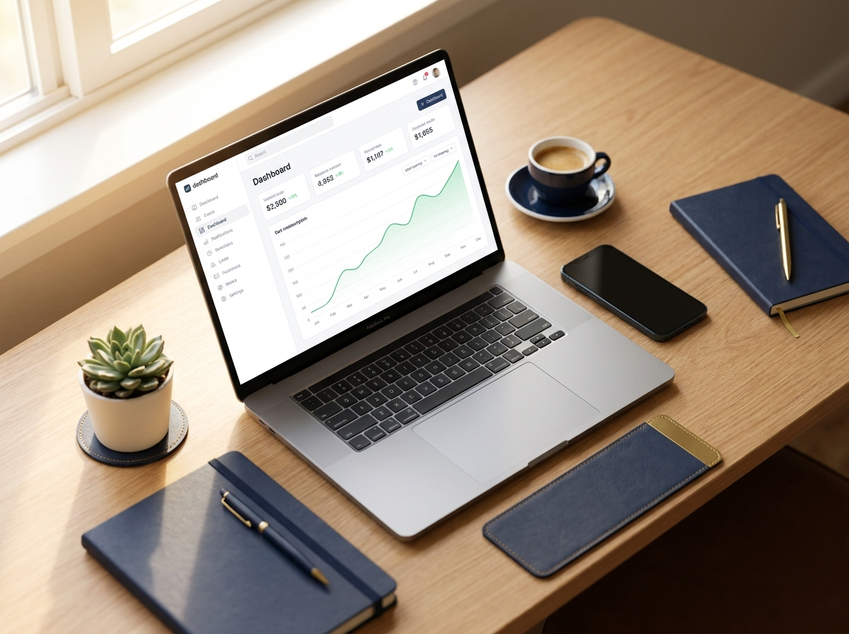 A calm modern workspace