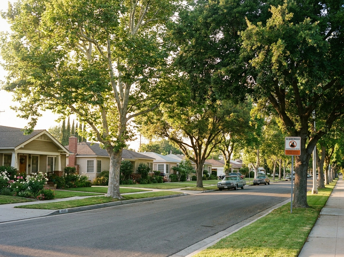 Norwalk neighborhood streets