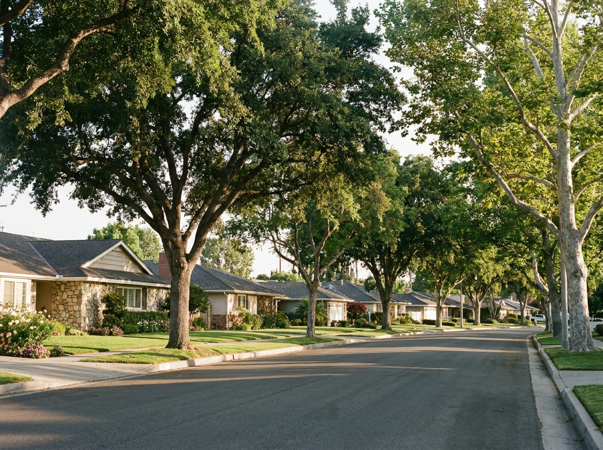 La Mirada neighborhood streets