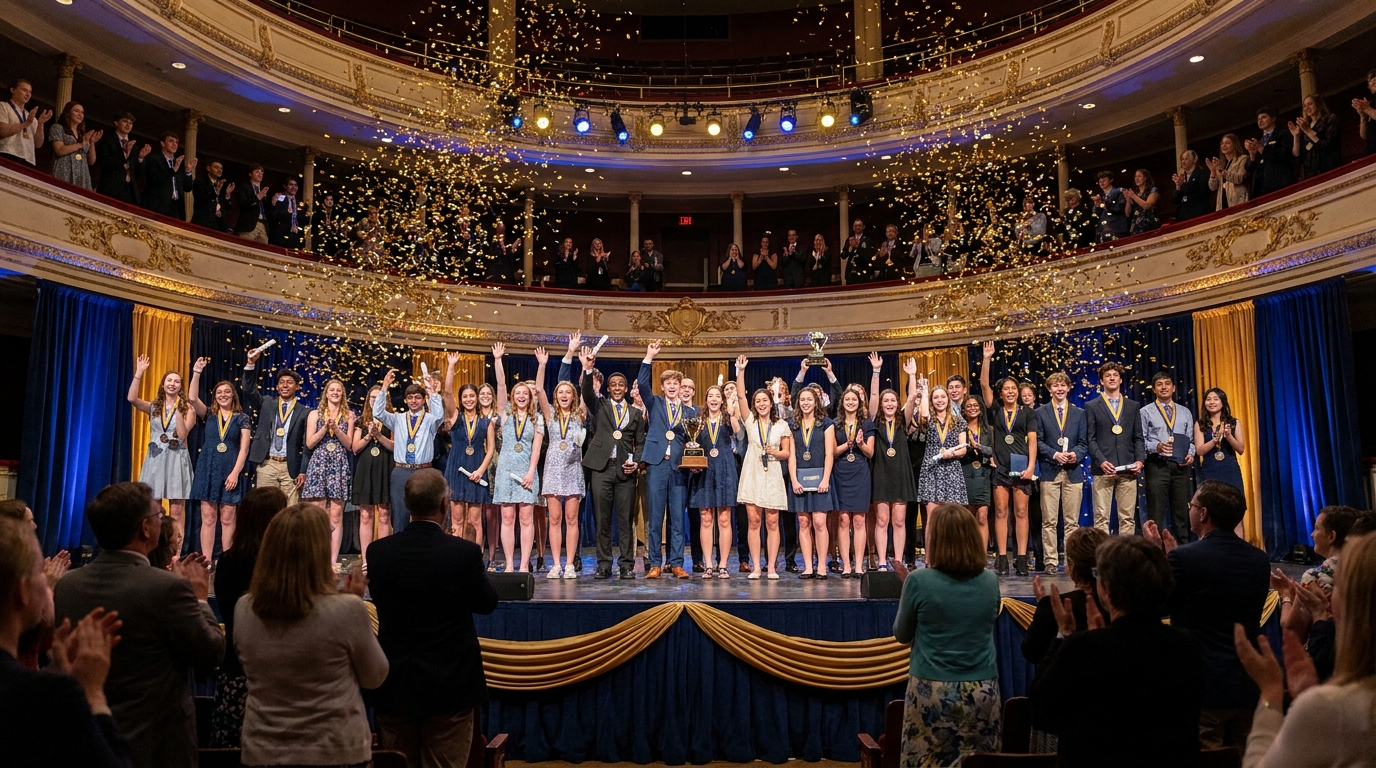 The Finale grand award ceremony at Harvard