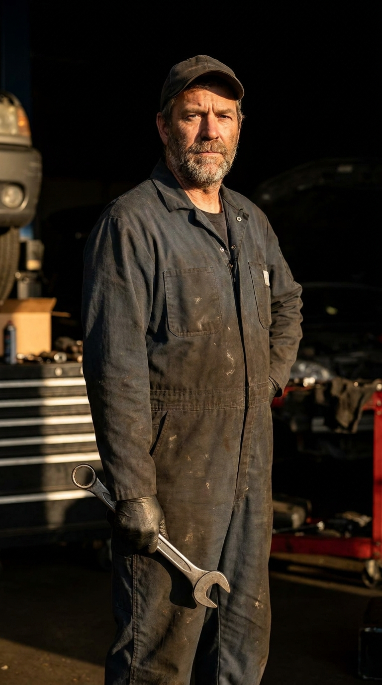 Automotive Mechanic Portrait