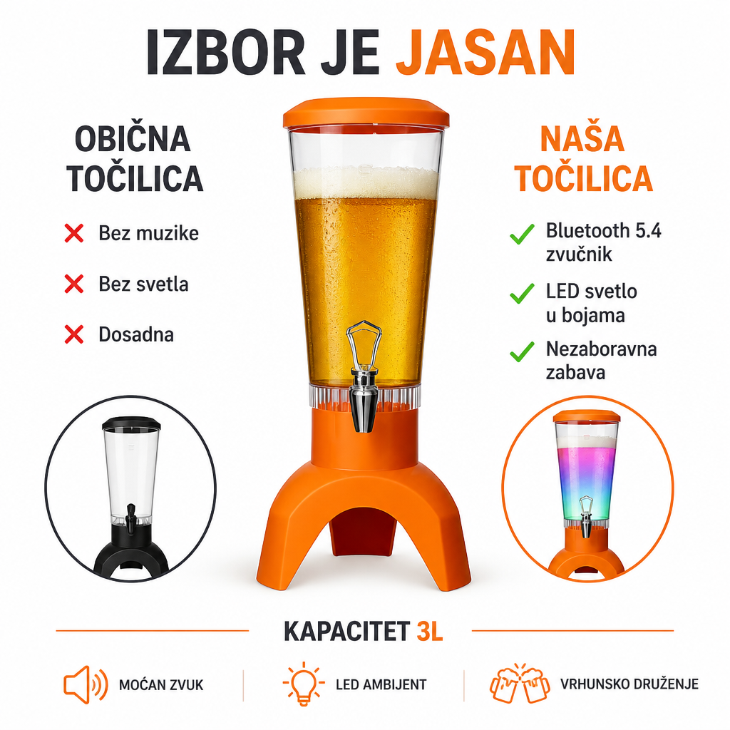 Obična vs naša točilica