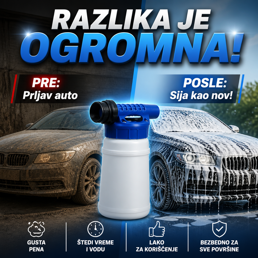 Pre i posle pranja auta