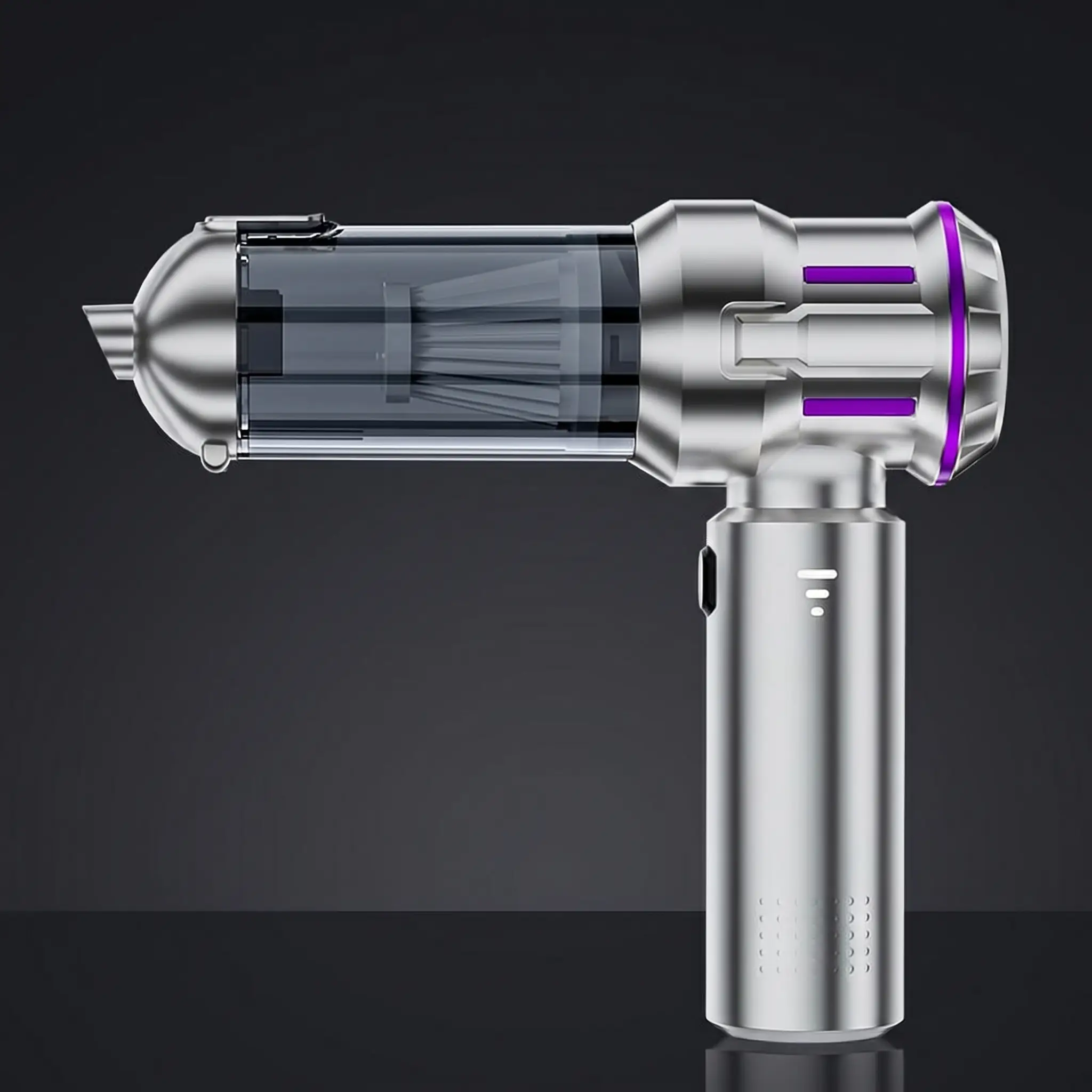 Rovel Cordless Car Vacuum, Silver Purple variant